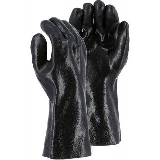 3364J - Majestic® Double Dipped PVC 14-in Gloves with Sand Finish and Jersey Liner